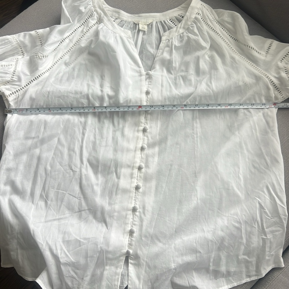 Caslon Split Neck Blouse - image 6